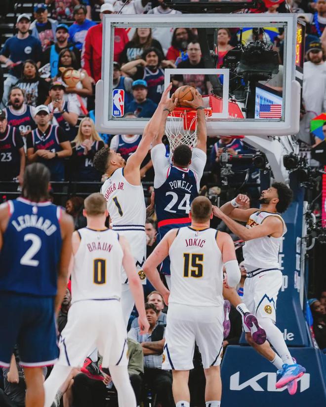 5月2日NBA季后赛西部首轮G6：快船掘金激战，哈登保罗现场观战