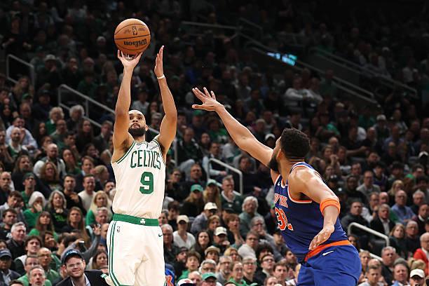5月6日NBA季后赛凯尔特人主场对阵尼克斯，尼克斯108-105逆转取胜