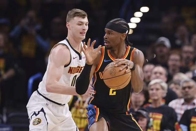 5月6日NBA季后赛西部半决赛：掘金戈登绝杀，1-0领先雷霆