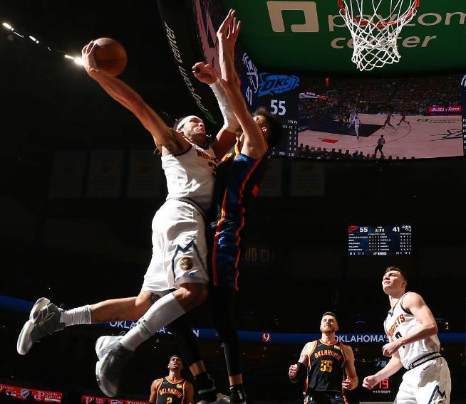 NBA西部季后赛首轮抢七决战落幕，掘金与雷霆首战约基奇威少表现神勇