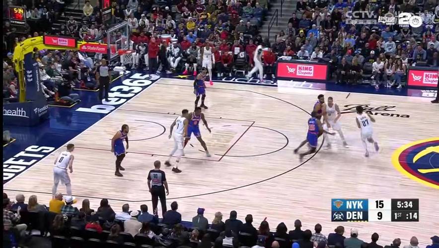 NBA西部季后赛半决赛：掘金最多落后14分逆转雷霆开门红