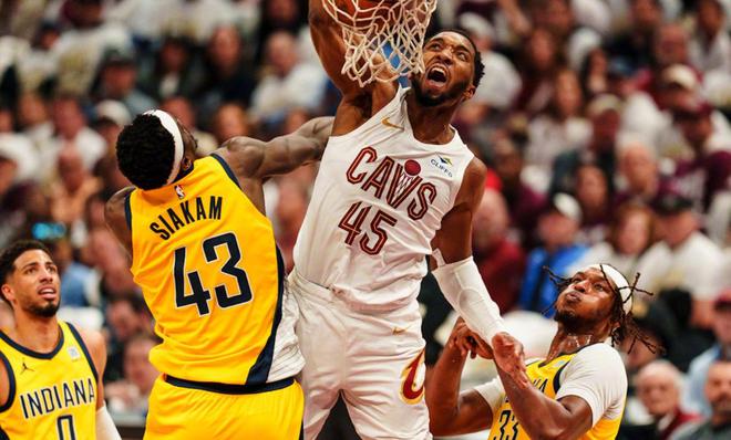 北京时间5月7日NBA东部半决赛G2：骑士领先20分被步行者逆转