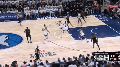5月7日NBA季后赛西部半决赛G1：森林狼主场惜败勇士大比分0-1落后