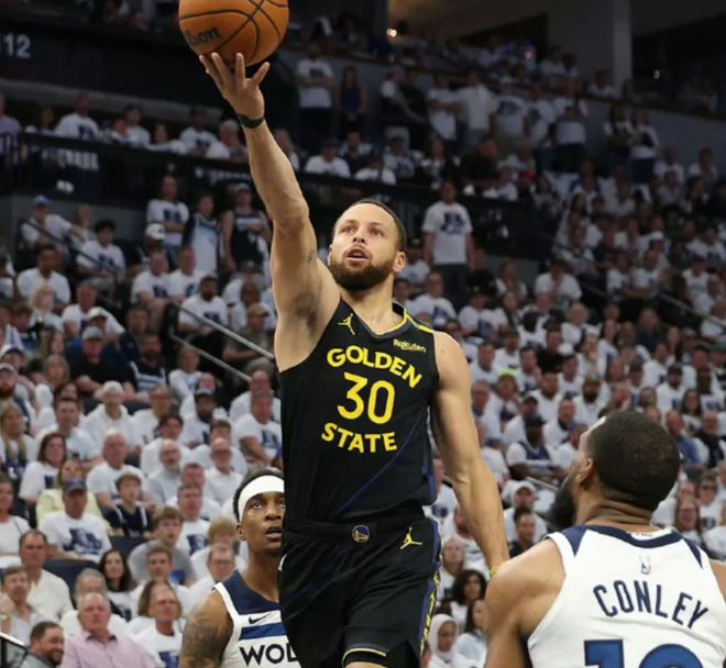 NBA 季后赛金州勇士客场战森林狼，库里受伤情况如何？