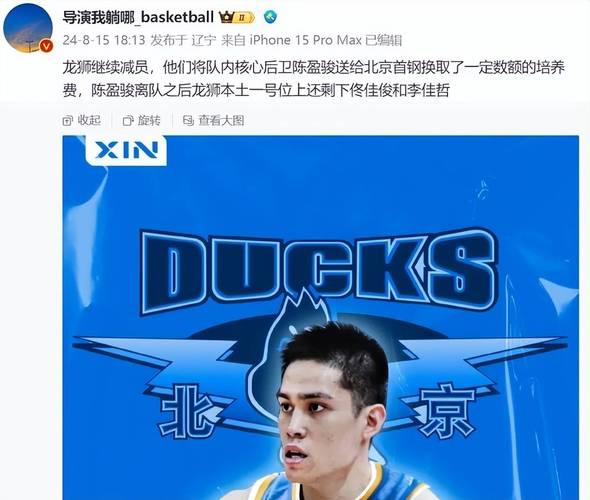 辽宁近年引援艰难致本赛季崩盘，缺周琦陈盈骏内外线压力大
