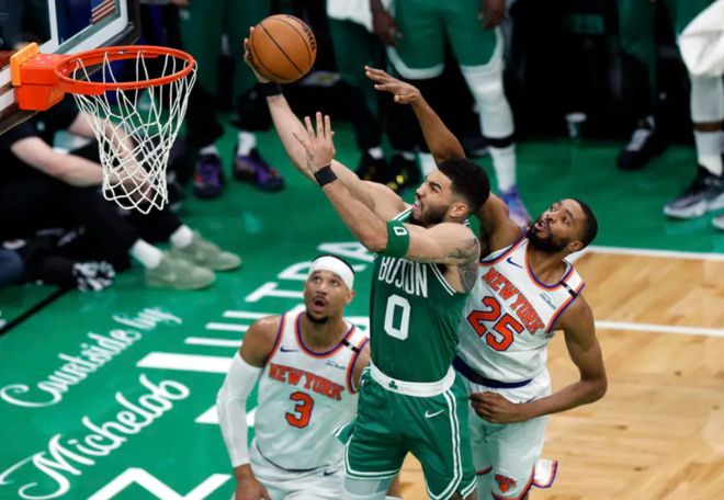 5月8日NBA分区半决赛：凯尔特人主场迎战尼克斯，剧情跌宕起伏