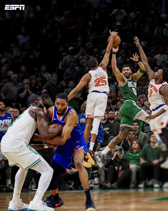 5月8日NBA季后赛东部半决赛爆冷！凯尔特人0-2落后尼克斯