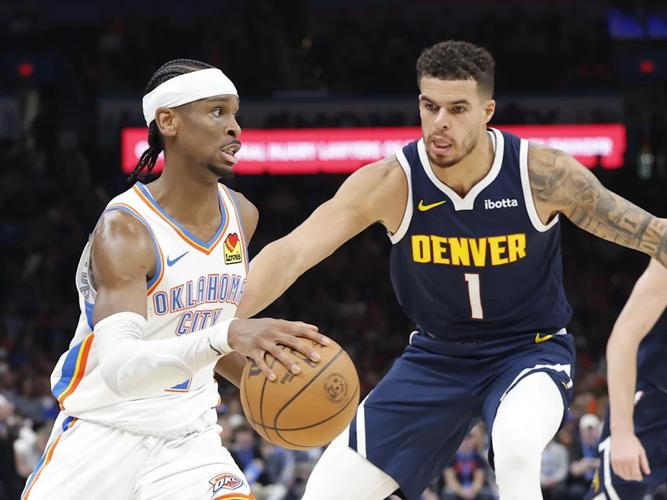 NBA 季后赛西部半决赛 G2：雷霆大胜掘金，大比分追至 1-1 平