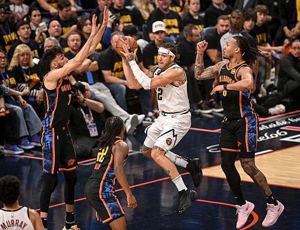 NBA西部半决赛G2：雷霆43分优势扳平总比分，阿隆-戈登表现下滑