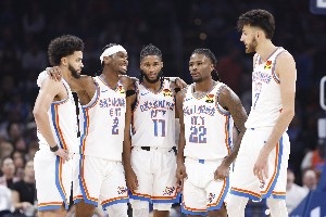 盘点NBA季后赛分差榜前列比赛，雷霆两场大胜40+成历史首支