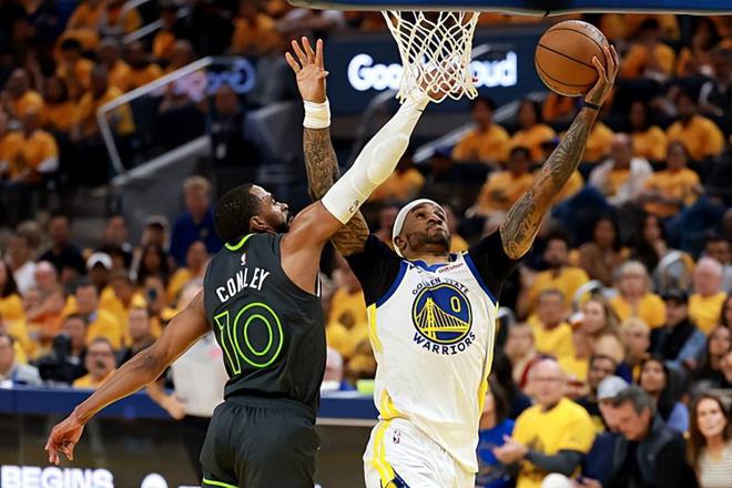 NBA西部半决赛：森林狼两连胜占优，勇士小佩顿表现糟糕
