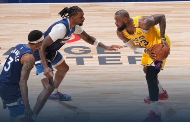 NBA季后赛西部首轮G3：森林狼116-104击败湖人，爱德华兹决胜时刻爆发