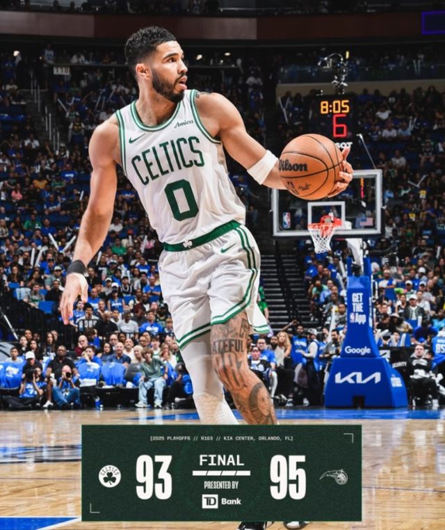 NBA季后赛凯尔特人惜败魔术引争议 裁判最后时刻判罚成焦点