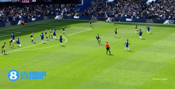 英超第34轮切尔西1-0埃弗顿，杰克逊破门终结13场球荒，蓝军升至积分榜第4