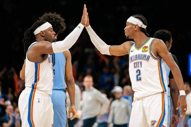 NBA季后赛最新比分及赛程：雷霆3-0灰熊，明日4场大战前瞻