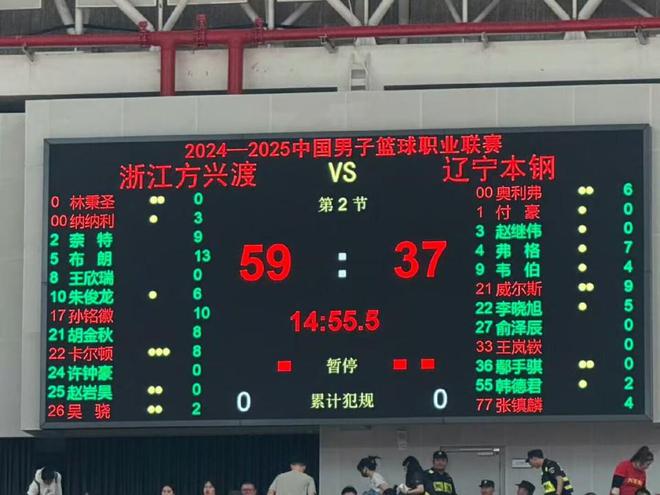 2025CBA半决赛G1：浙江广厦大胜辽宁男篮22分，战术完胜引热议