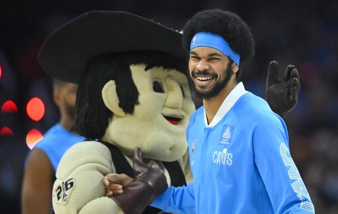 2025年NBA季后赛骑士大胜热火，阿伦22分9篮板1助攻统治全场