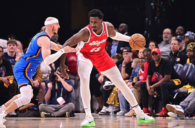 NBA季后赛G4：无莫熊惜败雷霆，灰熊115-117不敌雷霆成首支出局球队