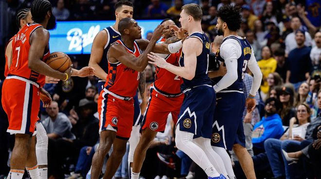 NBA季后赛快船VS掘金G4前瞻：小卡战神附体，掘金轮转困境如何破局？