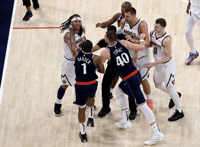 NBA天王山之战前联盟面临抉择：掘金小波特是否因冲突进场遭禁赛？