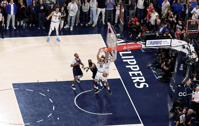 快船掘金系列赛G4：阿隆戈登世纪绝杀，NBA历史最极限补扣