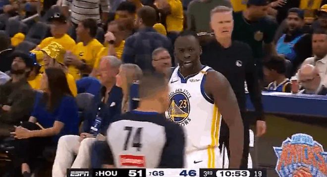 库里36+7+9率勇士逆转火箭总分2-1领先 季后赛得分超帕克升至历史第10