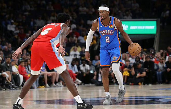 NBA季后赛灰熊队生死战：莫兰特伤退，小皮蓬励志首发迎战雷霆