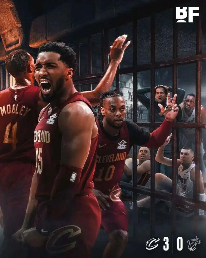 NBA 季后赛首轮 G3：热火惨败骑士，维金斯灾难表现引热议