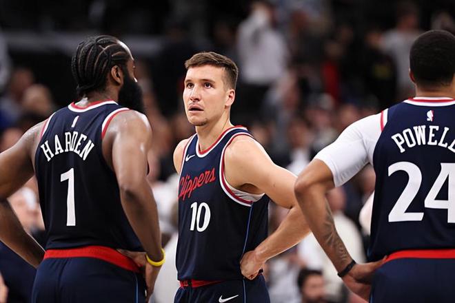 NBA 季后赛掘金险胜快船扳平总比分，博格丹诺维奇正负值全场最高