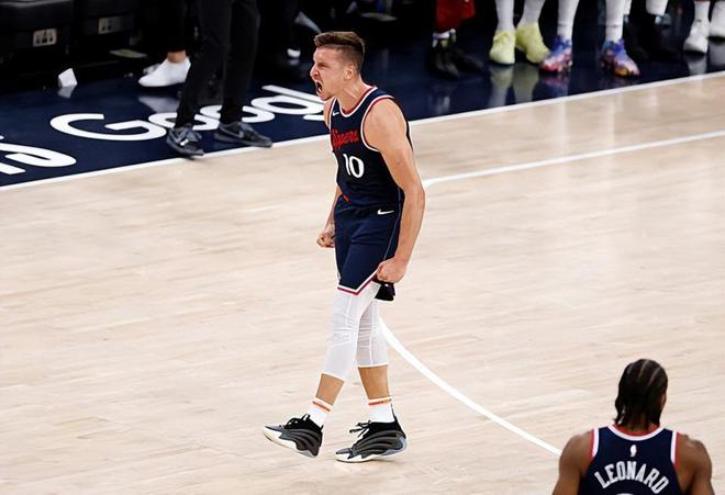 NBA 季后赛掘金险胜快船扳平总比分，博格丹诺维奇正负值全场最高