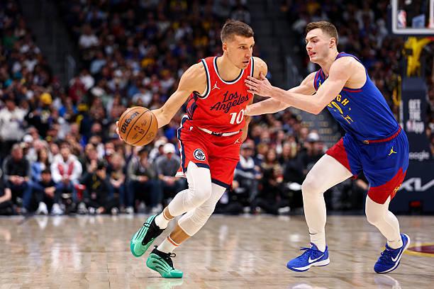 NBA 季后赛掘金险胜快船扳平总比分，博格丹诺维奇正负值全场最高