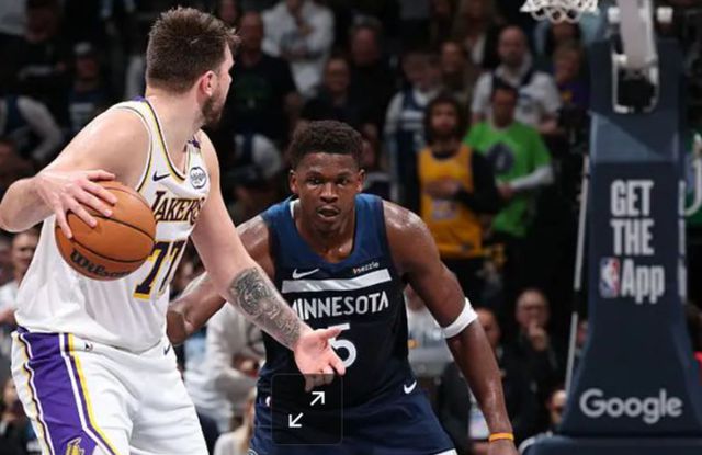 NBA 季后赛西部 G4 焦点战：森林狼逆转湖人，詹姆斯东契奇表现成看点