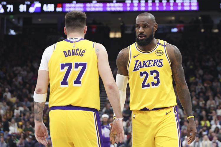 4月28日NBA季后赛：湖人客场惜败森林狼，东契奇詹姆斯空砍65分