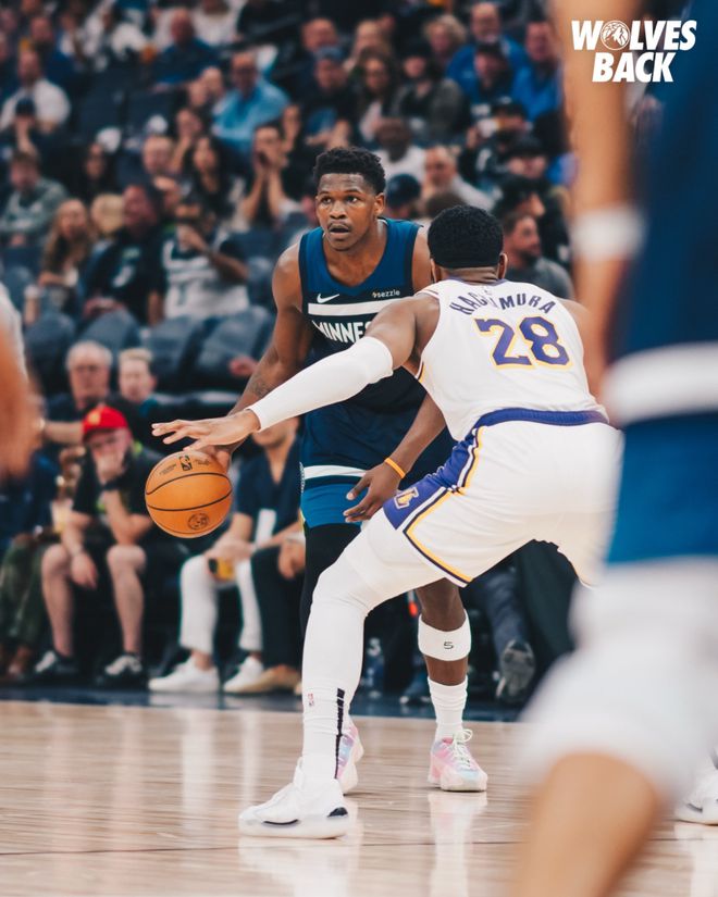4月28日NBA季后赛：森林狼险胜湖人，以3-1领先将战第五场