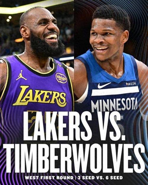 NBA 季后赛湖人队惜败森林狼，詹姆斯 41 岁高龄仍展超强威慑力