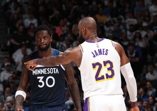 4月28日NBA2024-25季后赛首轮第四战：森林狼胜湖人，湖人问题待解