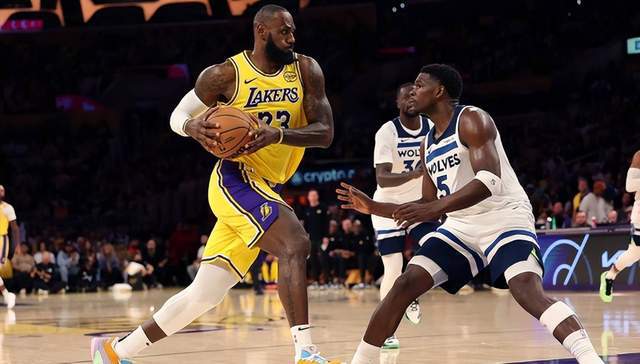 NBA季后赛森林狼主场险胜湖人 大比分3-1率先拿到赛点