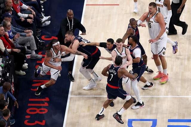 4月28日NBA季后赛快船与掘金激战，G4裁判报告现漏判快船吃亏