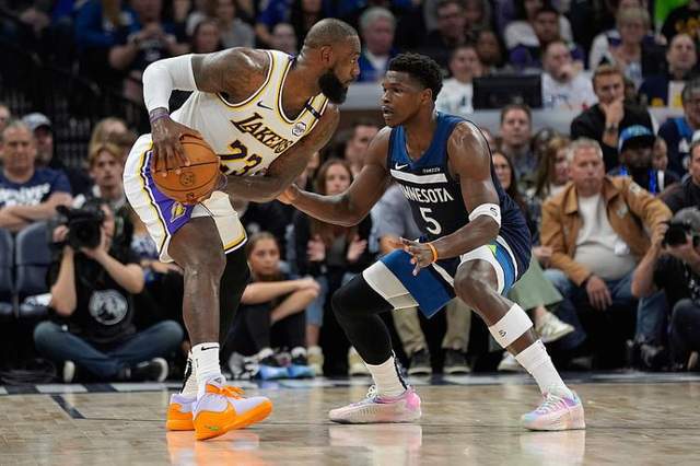NBA 季后赛湖人 1-3 落后森林狼，詹姆斯生涯第 6 次面临此困境